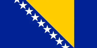 flag of bosnia and herzegovina